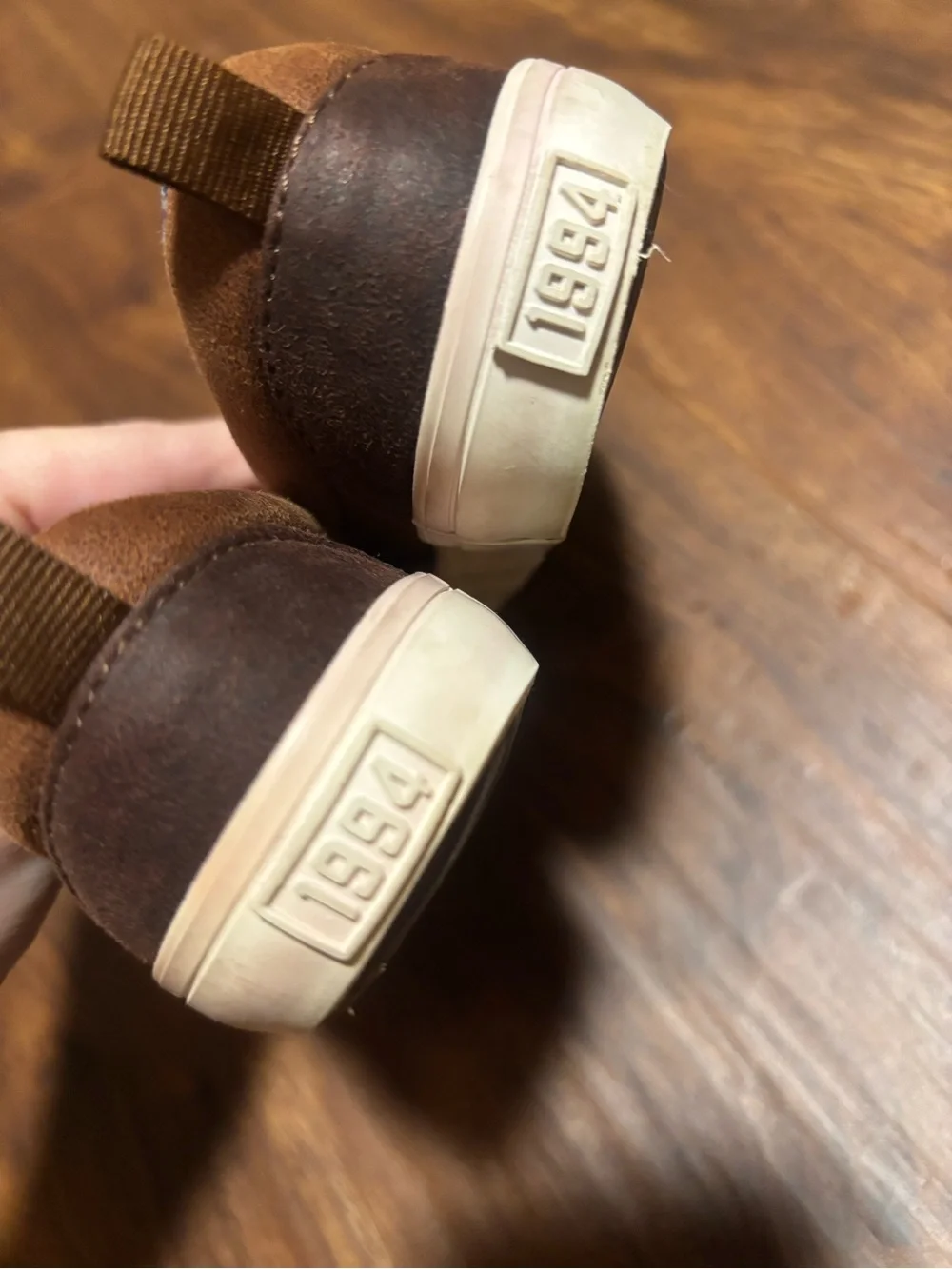 Old Navy Toddler Boys Slip On Sneakers Shoes - Brown 8